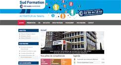 Desktop Screenshot of formation-ccinarbonne.com
