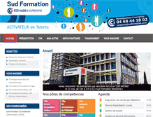 Tablet Screenshot of formation-ccinarbonne.com